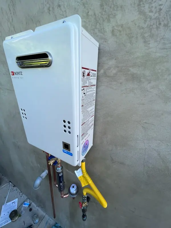 Tankless water heater installation for North Branch Depot homes
